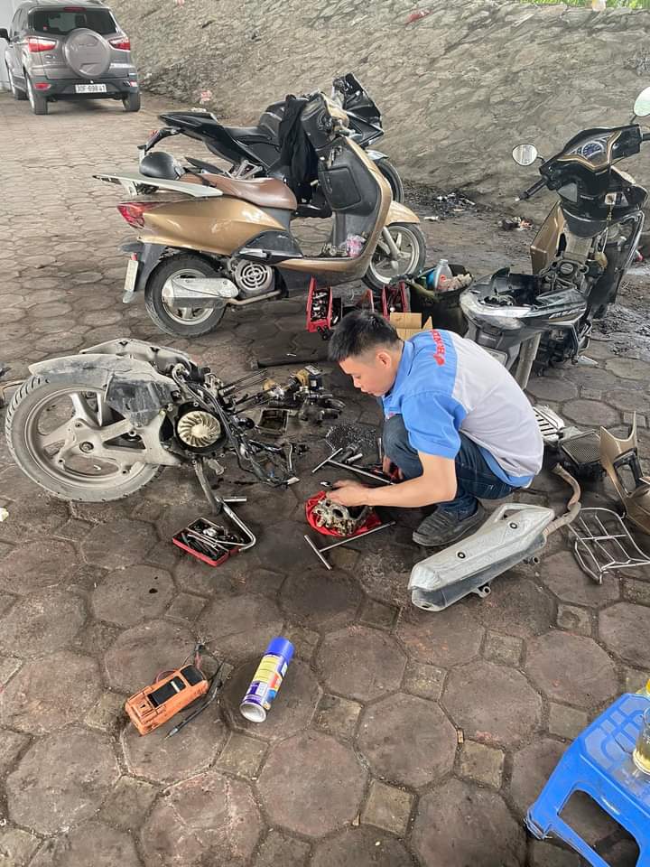 Sửa xe tận nơi tại chung cư